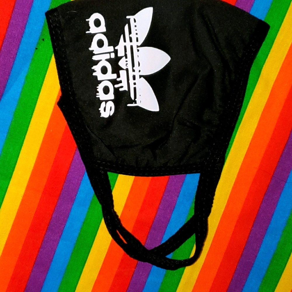 Adidas dripping face mask